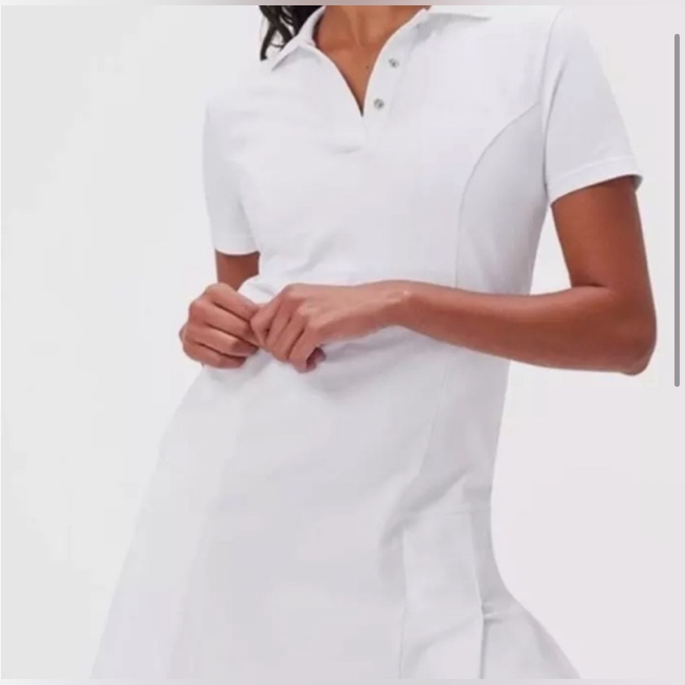 Outdoor Voices White Polo Dress